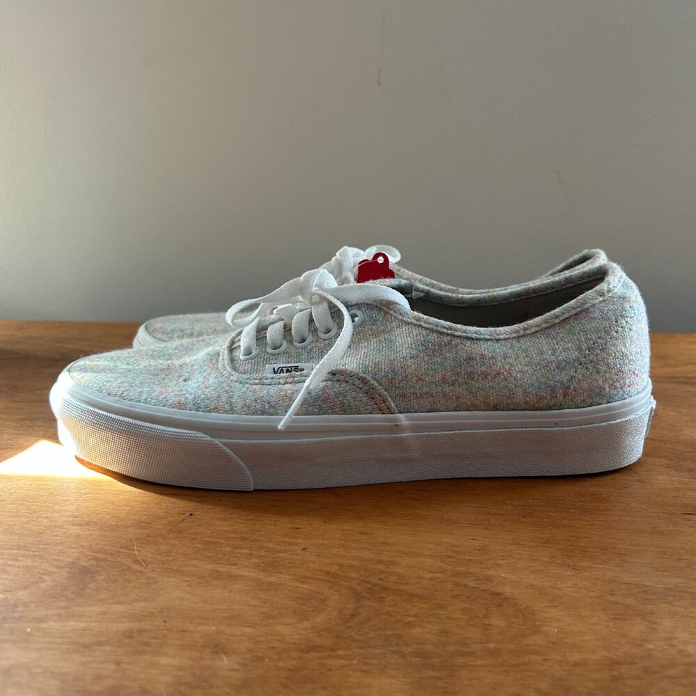 Vans Authentic Rainbow Jersey Multicolor White Sn… - image 1